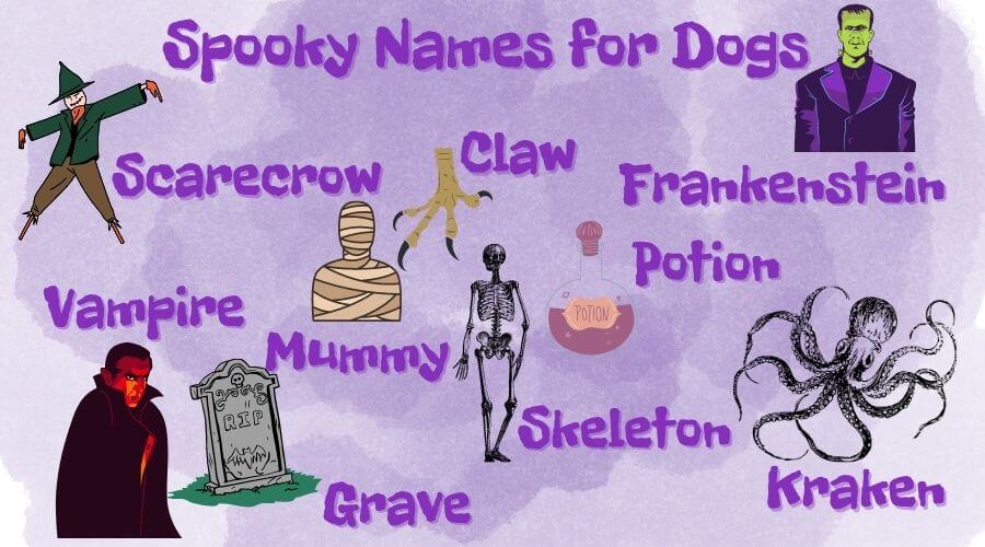 spooky name ideas for a scary dog