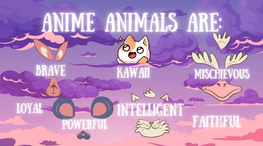 top anime animals
