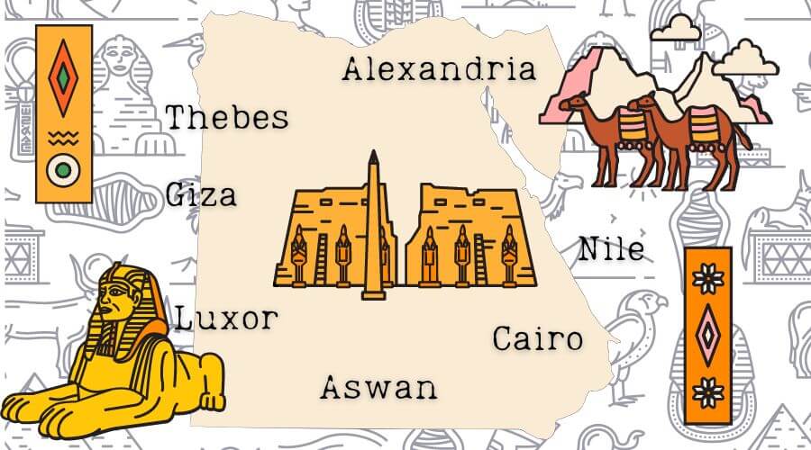 cat names inspired by places in Egypt